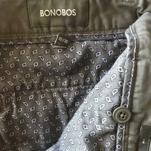 Bonobos Stretch Washed Chino, graphites/slim 32x30